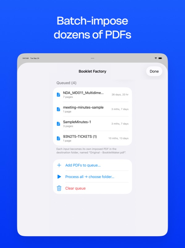 BookletMaker On iPad — 3/8